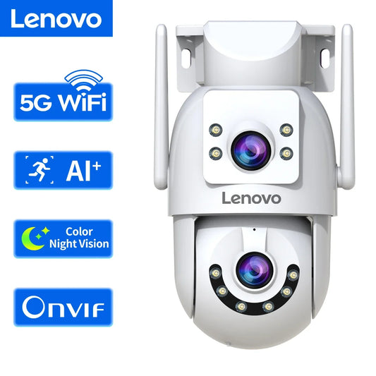 Caméra De Surveillance Extérieure Double Objectif 4K PTZ WiFi